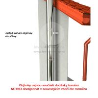CS komín MKD s odnímatelným dnem průměr 160 mm kouřovod 90° (7)