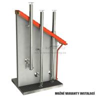 CS komín MKD s vybíracími dvířky průměr 150 mm kouřovod 90° - lakovaný RAL (4)