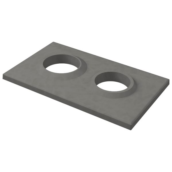 CS-Krycí deska dvouprůduch 160/180/200 malá universal