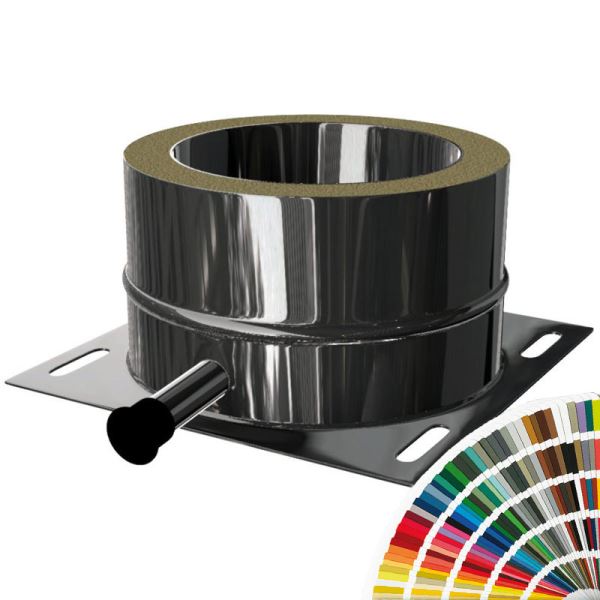 MKD - Jímka s kotvící deskou 160 - lakovaný RAL