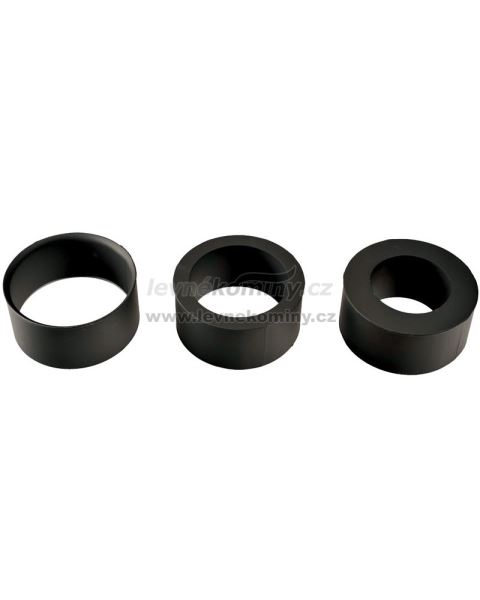 KOVO - černá redukce pro kouřovod o průměru 130 mm