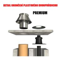 CS komín Plast dvouprůduch Optimal PLUS 180/80 mm 45° (1)