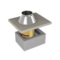 CS komín Universal jednoprůduch s vent. šachtou Optimal PLUS 160 mm kouřovod 45° (1)