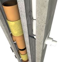 CS komín Plast dvouprůduch Optimal PLUS 200/80 mm 45° (6)