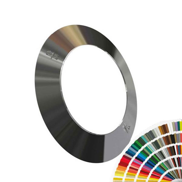 MKD - Kryt pro stěnový a stropní prostup - šikmá růžice 200 - lakovaný RAL MKD - Kryt pro stěnový a stropní prostup - šikmá růžice 200 - lakovaný RAL