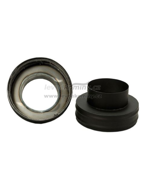 KOVO - převlečná redukce pro komín o průměru 160 mm - převlečná s těsněním (vnější)