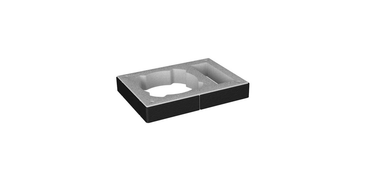 CS-Prstenec černá cihla VENT 52*38*8 cm : LEVNEKOMINY.CZ