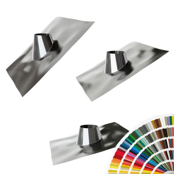 MKD - Střešní prostup olověný pro komín MKD 180 ( otvor 260 mm) - lakovaný RAL