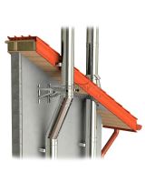 CS komín MKD s vybíracími dvířky průměr 180 mm kouřovod 90° (9)