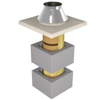 CS komín Universal jednoprůduch Optimal PLUS 160 mm kouřovod 45° (1)