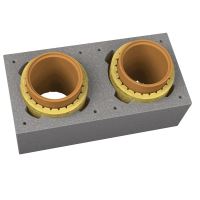 CS komín Universal dvouprůduch Optimal PLUS160-45°/160-45° (2)