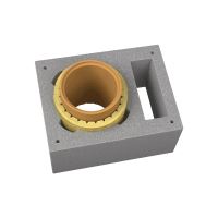 CS komín Universal jednoprůduch s vent. šachtou Optimal 180 mm kouřovod 90° (2)