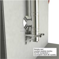 CS komín MKD s odnímatelným dnem průměr 180 mm kouřovod 90° (11)