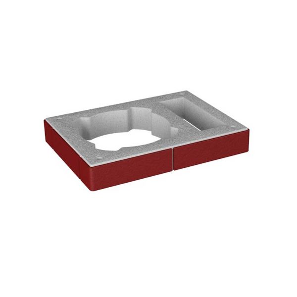 CS-Prstenec červená cihla VENT  52*38*8 cm