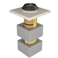 CS komín Universal jednoprůduch Optimal 180 mm kouřovod 90° (1)