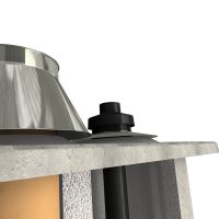 CS komín Plast dvouprůduch Optimal PLUS 160/80 mm 45° (10)